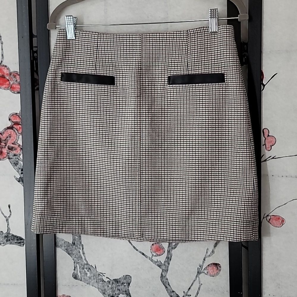 A.L.C Houndstooth Mini Skirt Size 10